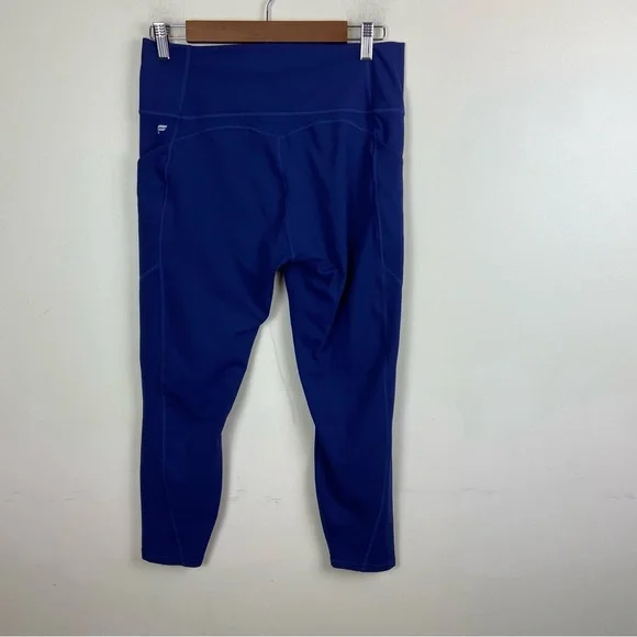 Fabletics Royal Blue High Rise Workout Running Exercise Gym Leggings Size Medium - Picture 4 of 8